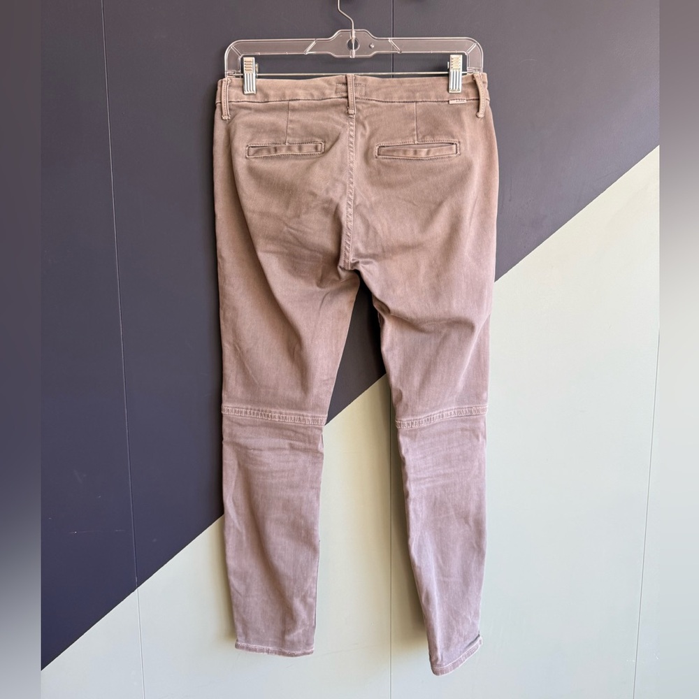 Mother The Crop Zip Muse Jean, Blow Out (Medium Gray) Wash, Sz 25, VGUC - Picture 2 of 16